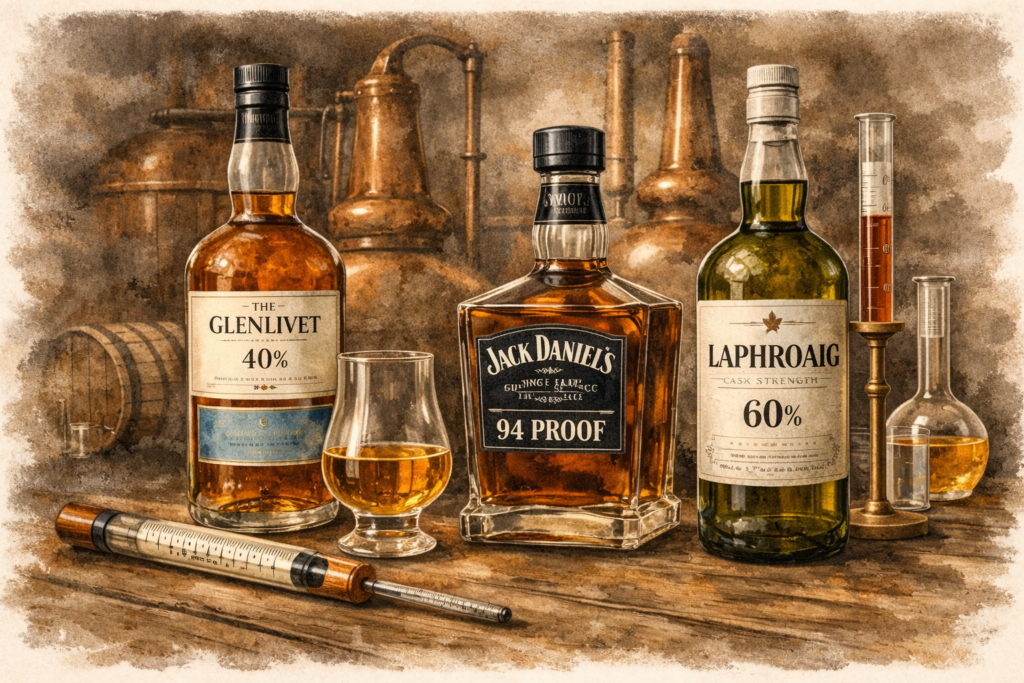 whisky proof and abv explained