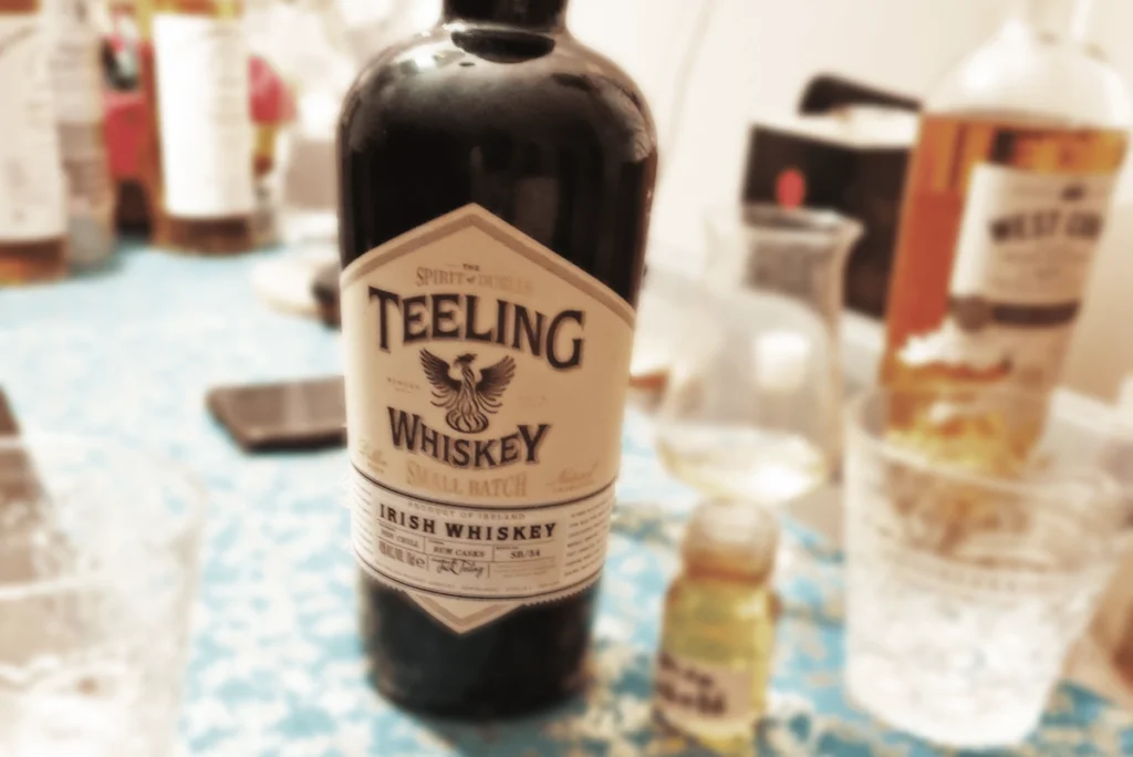 A bottle of Teeling Small Batch