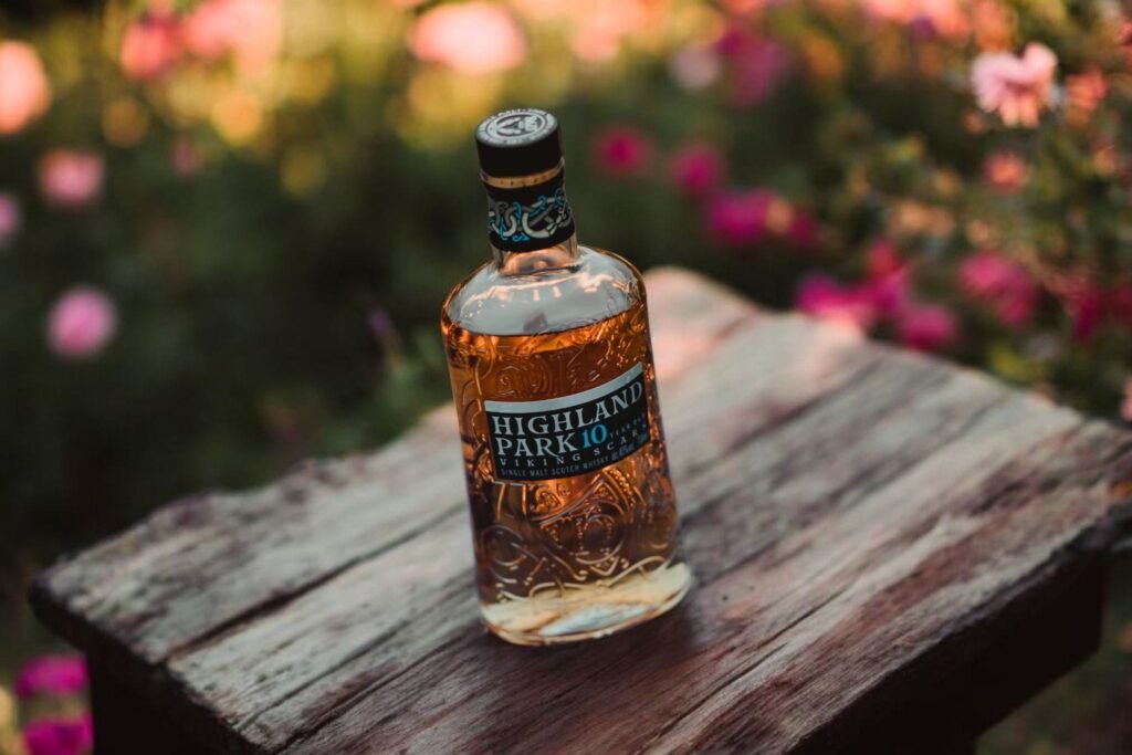 A bottle of Highland Park 10 to compliment a review