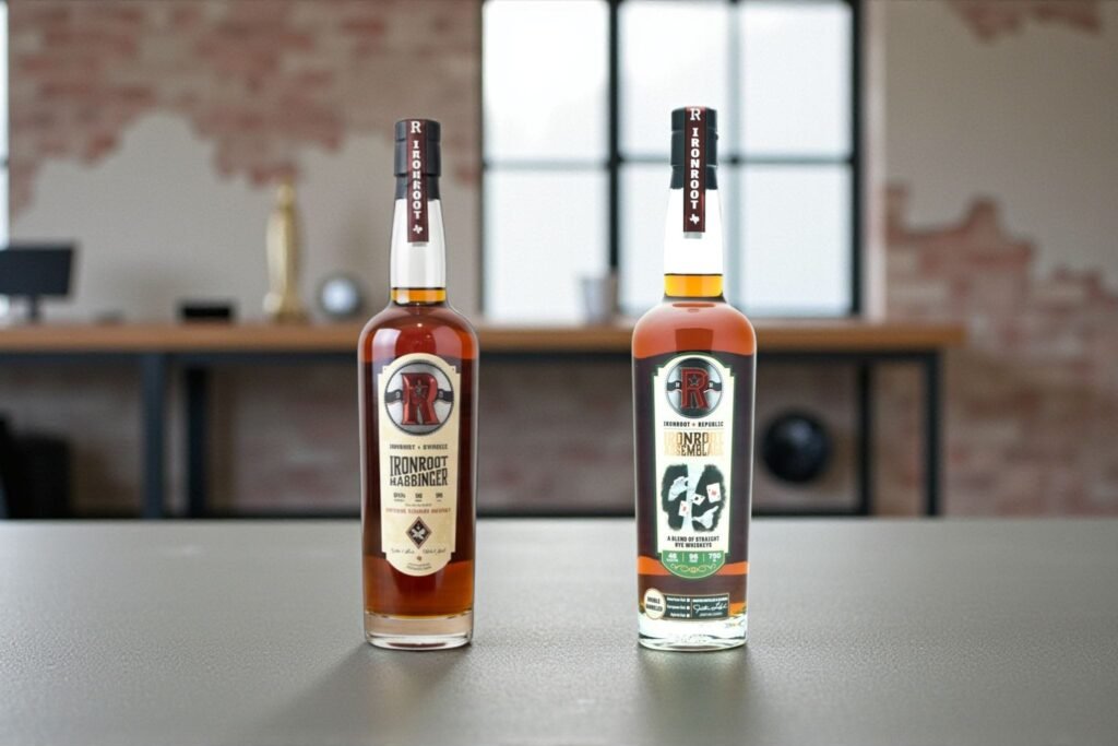 Two bottle for review, the Ironroot Harbinger and Ironroot Assemblage