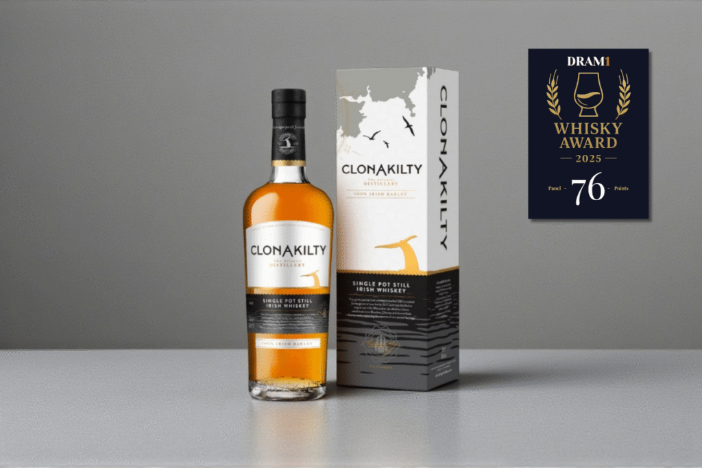 A bottle of Clonakilty Pot Still for a review