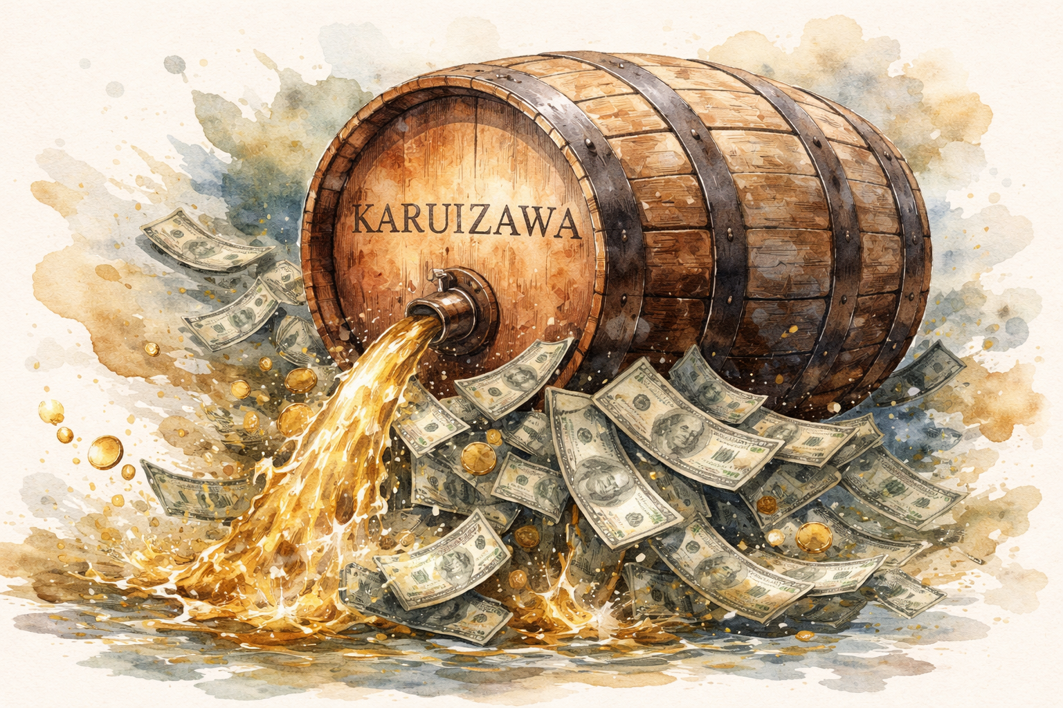 karuizawa sells two casks fro 5,7 million dollars