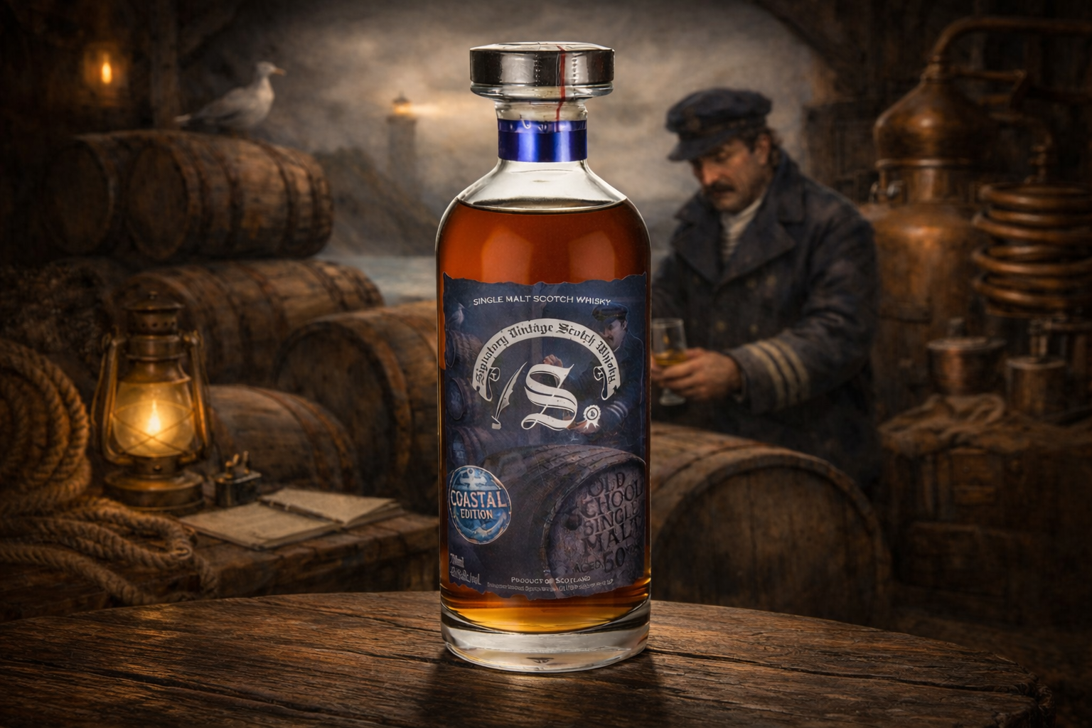 signatory 50 coastal edition old school malt