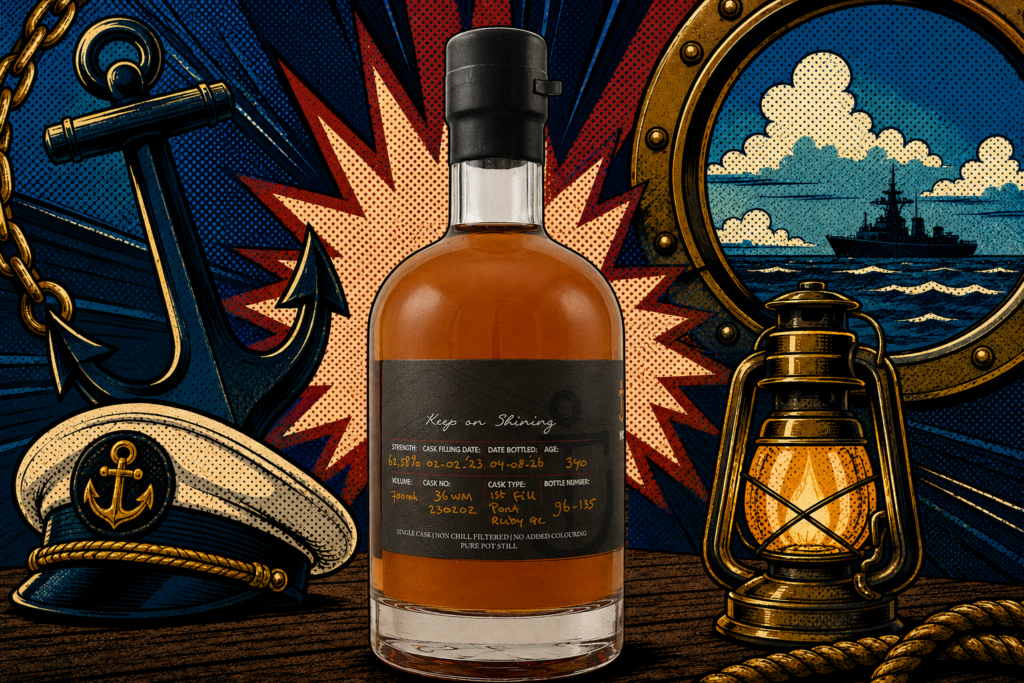 Dubhghlas Peatsie Ruby Port 3 Year Old Dutch single malt whisky matured in a first-fill Ruby Port quarter cask.